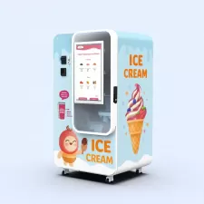 Máquina vendedora para helados| Enfriamiento rápido de 5 segundos y control inteligente del sistema operativo